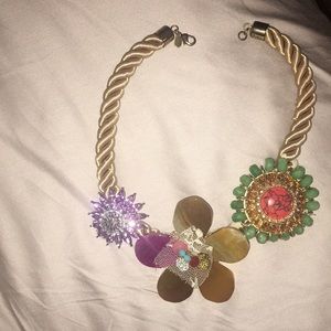 Celeste Michelle Anthropologie brooch necklace